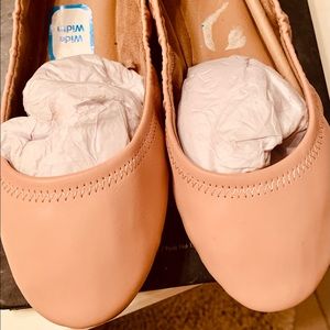 New ballet flats pink beige 7 1/2 wide